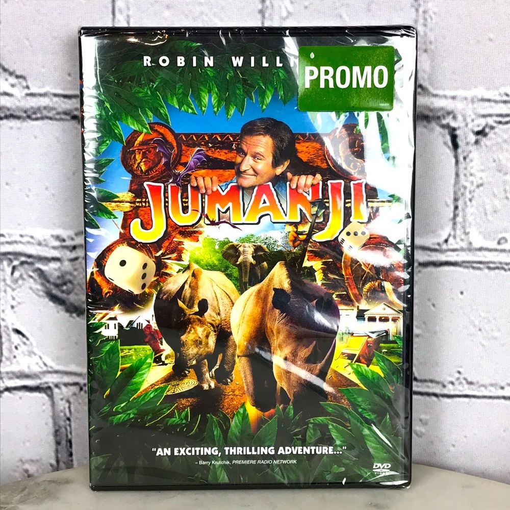 Jumanji Adventure & Fantasy Robin Williams DVD Movie Brand New Sealed
